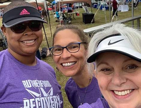 PC4S community members gathered at a local outreach event